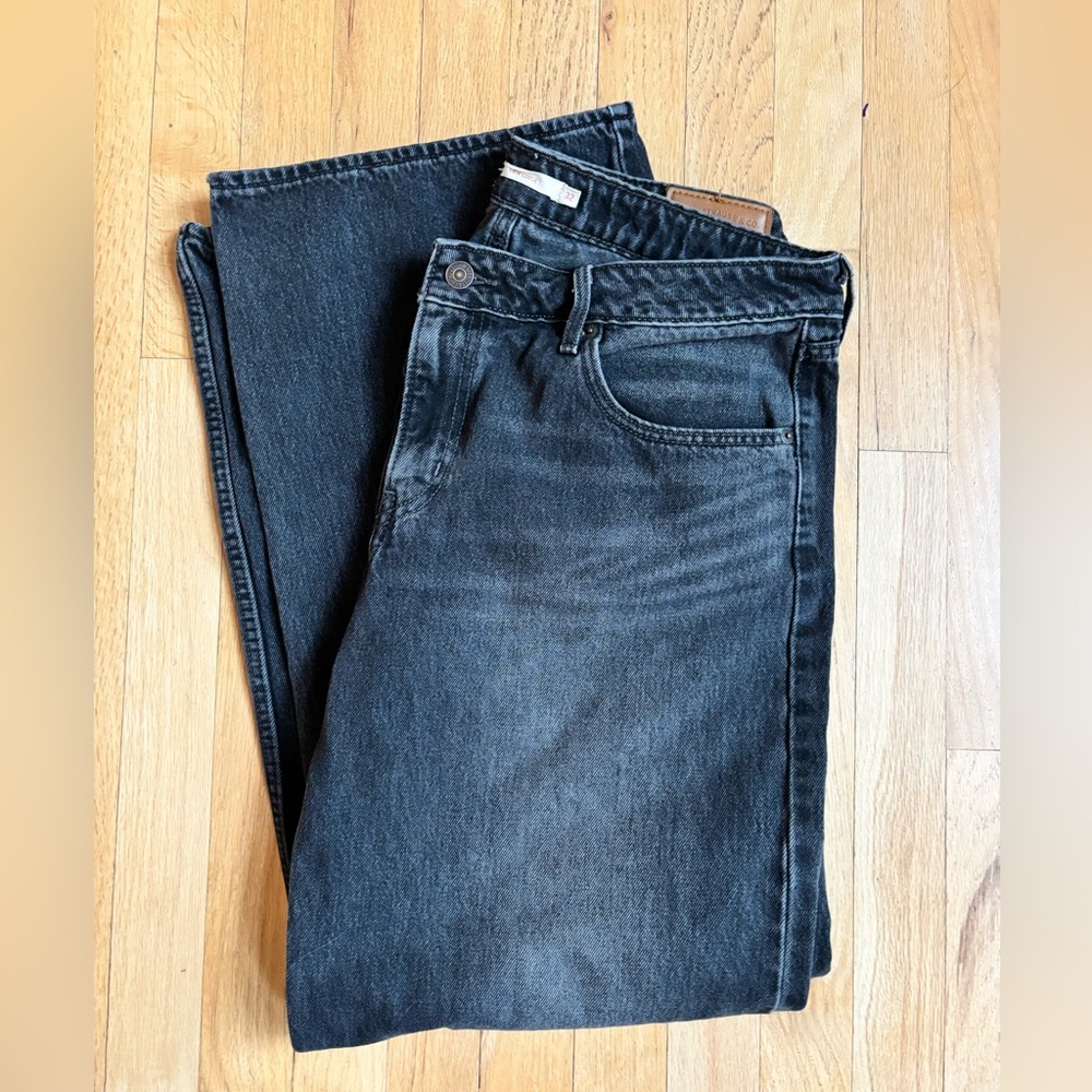 LEVIS Black Washed Jeans - Low Loose Fit 32x32
